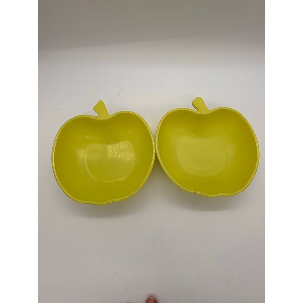 Vintage Hazel Atlas “orchard line” platonite milk glass 40’s-50’s salad dessert